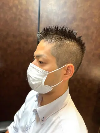 ショート メンズ 木下 紗綾のヘアスタイル
