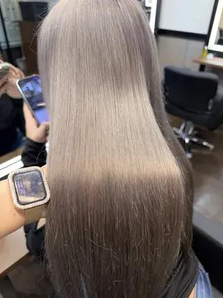 カラー 暖色/透明感カラー 🤍yuzuho🫧のヘアスタイル