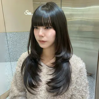 ロング カラー ⟡美髪矯正/レイヤー /新宿🌙Yuukaのヘアスタイル