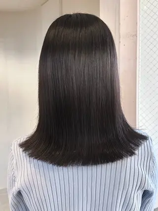 セミロング カラー 髪質改善・艶髪カラー 🌷miku🌷のヘアスタイル