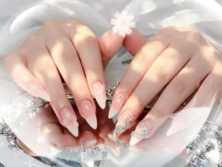 ロング カラー Bling Salonのネイルデザイン