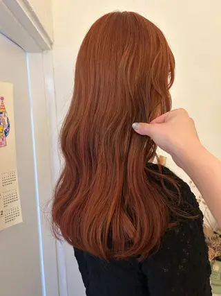 ロング カラー maho/垢抜け パーマカラーのヘアスタイル