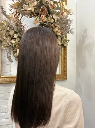 ロング ラカットゾーン 田中李奈のヘアスタイル