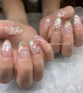ネイル ネイルルームリッカ 𝐦𝐚𝐲𝐮のネイルデザイン