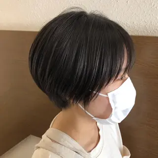 ショート かねやす ゆなのヘアスタイル