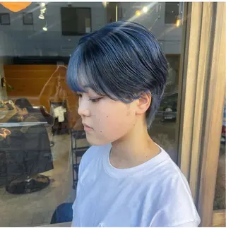ショート カラー 透明感ハイトーン🦄 キラ🌈のヘアスタイル