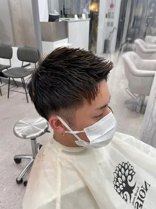 メンズ 京都河原町 メンズパーマ助川龍哉のヘアスタイル