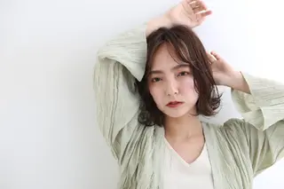 ショート ✨ブリーチなし透明感 カラー✨ゆりかのヘアスタイル