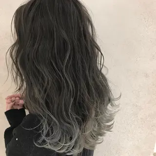ロング 福原 優介のヘアスタイル