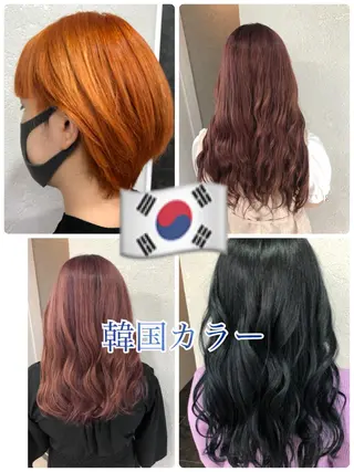 ミディアム カラー ブリーチ/髪質改善 店長　板垣智大のヘアスタイル