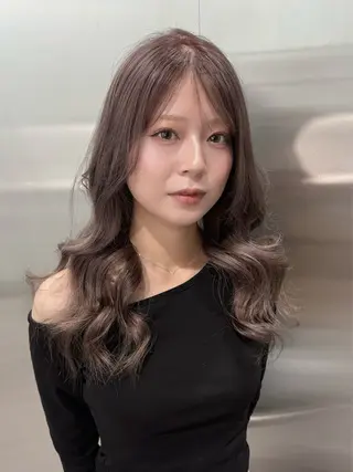 セミロング ROSEL はしぐち ななみのヘアスタイル