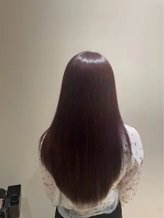 ロング カラー 中島愛佳🐥⸒⸒ 縮毛矯正/艶髪カラーのヘアスタイル