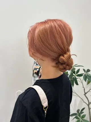 ヘアアレンジ ベージュ/ヘアセット 透明感/♡来村 瑚春のヘアスタイル
