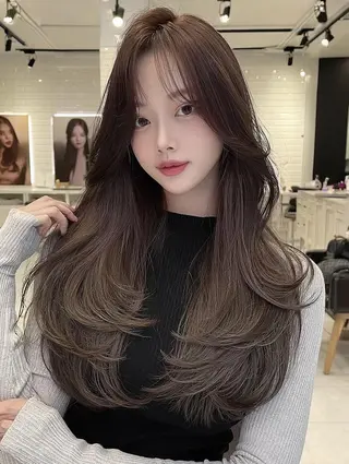 セミロング FOCUS JAPAN3のヘアスタイル
