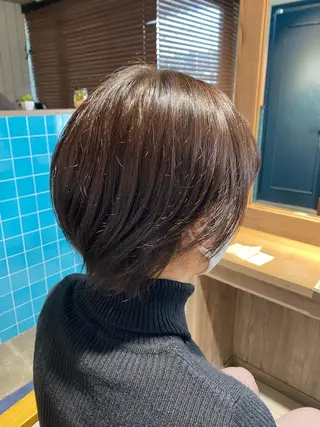 ミディアム カラー 🟣メンズパーマ 川端 永遠🟣のヘアスタイル