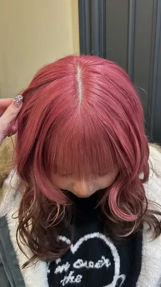 セミロング カラー Karin／ レイヤーブリーチ🥀のヘアスタイル