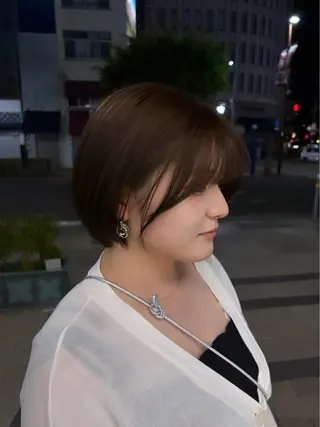 ミディアム カラー 🩶 心彩のヘアスタイル