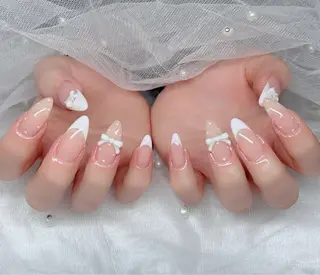 ネイル 🎀PG🩵 ネイルサロンのネイルデザイン