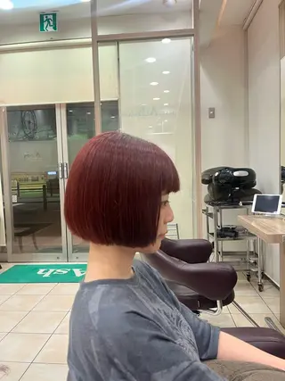 セミロング 🐾 脱白髪染め 篠崎🐾のヘアスタイル