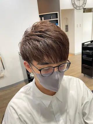 ショート メンズ 佐々木 浩之のヘアスタイル