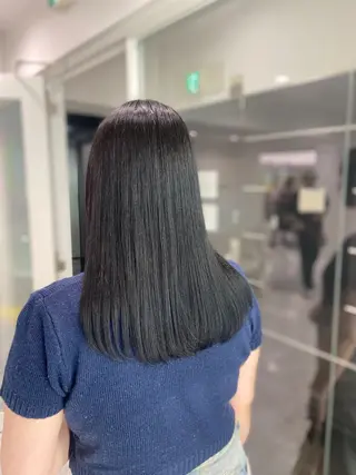 セミロング カラー ヘアアレンジ Over hair_ misakiのヘアスタイル