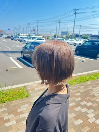 ショート カラー 白髪ぼかし特化/富沢 太白区/千葉達人のヘアスタイル
