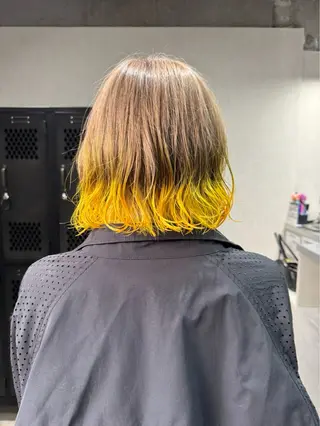 カラー ルシ🎨/ハイトーン デザイン/髪質改善のヘアスタイル