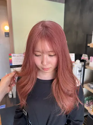 ロング 坂庭 美夢のヘアスタイル