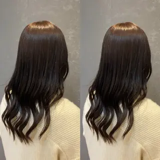 セミロング み うのヘアスタイル