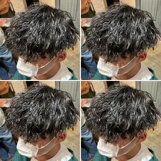 パーマ メンズ メンズパーマ特化 望月謙二郎のヘアスタイル