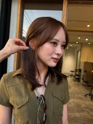 ミディアム カラー MINAMI 鎌倉 /ブリーチ・ボブのヘアスタイル