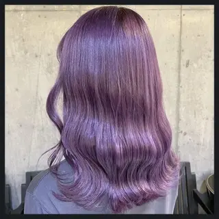 ミディアム カラー パーマ ヘアアレンジ メンズ キッズ ネイル マツエク・マツパ アイブロウ 🌈髪質改善🉐割✨ 🌻“ever”🌻のヘアスタイル