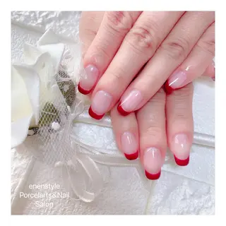 ミディアム カラー ネイル 🐾enen style 🐾のネイルデザイン