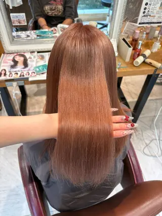 ロング カラー ❤️【暖色カラー】/ HARUKA🍒❤️のヘアスタイル