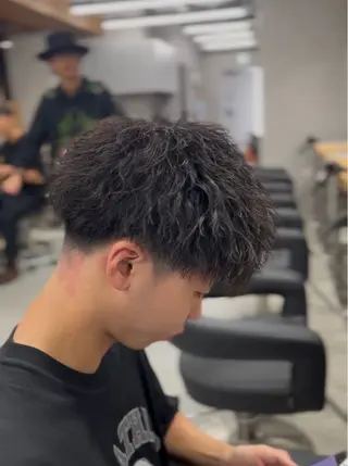 ショート カラー パーマ メンズ 🔥メンズ 特化🔥菊水皐暉🔥のヘアスタイル