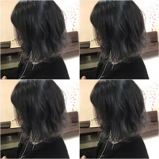 ミディアム カラー パーマ ヘアアレンジ メンズ キッズ ネイル マツエク・マツパ 神山 昌子のヘアスタイル