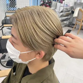 ショート カラー パーマ ヘアアレンジ メンズ キッズ ネイル マツエク・マツパ アイブロウ mona/ ストレートスタイル✨のヘアスタイル