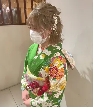 ヘアアレンジ 石川 理恵のヘアスタイル