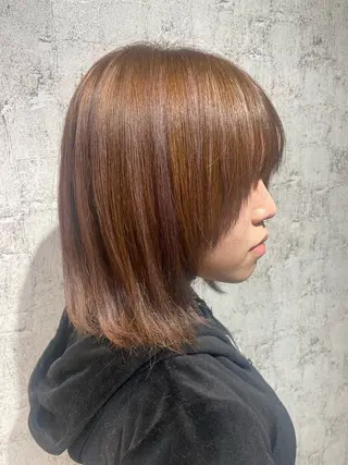 ショート 赤み消し艶カラー🍀 DAIGOのヘアスタイル