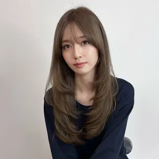 ロング カラー 渋谷レイヤーカット❌ 縮毛矯正専門/武田涼のヘアスタイル