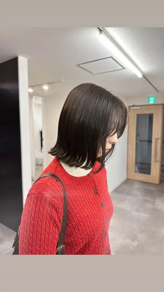 ショート hina/レイヤー /マロンブラウンのヘアスタイル