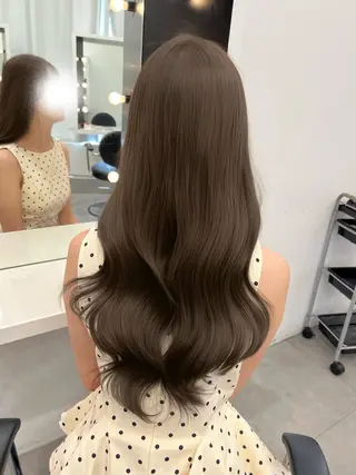 ロング しゅういち/赤み消し カラー特化のヘアスタイル