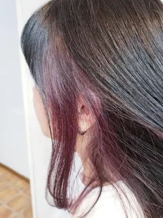 ミディアム カラー 💜𝑳𝑼𝑵𝑨 🌻母良田愛美🌻のヘアスタイル
