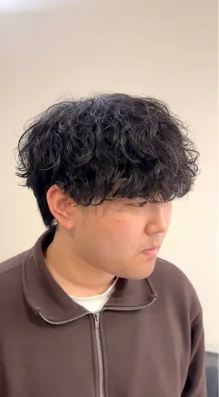 パーマ メンズ RITZ 小平颯真のヘアスタイル