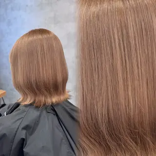 カラー 札幌韓国風艶カラー 🎀𝐒𝐀𝐇𝐎のヘアスタイル