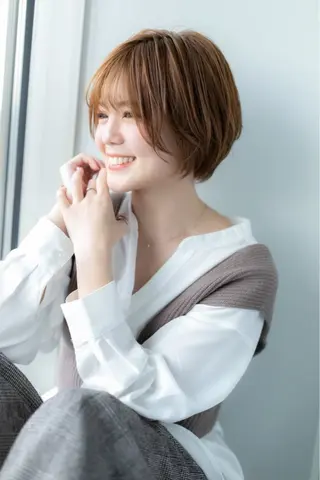 ショート カラーモデル募集 🎀MOMO🎀のヘアスタイル