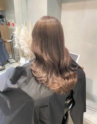 ロング カラー 銀座/ハイトーン/ hayaka 🖤のヘアスタイル