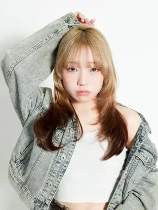 ロング カラー 🫧‪モデル募集 純菜🫧のヘアスタイル