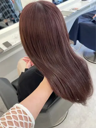 ロング カラー NANO/ ブリーチ×レイヤーのヘアスタイル