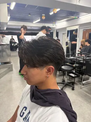 カラー パーマ メンズ 【横浜1似合わせ 職人】昇陽のヘアスタイル